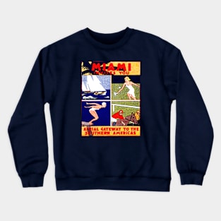 1935 Miami Invites You Crewneck Sweatshirt